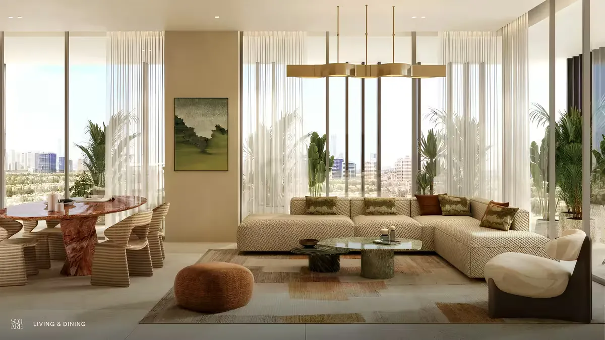 Rabdan Square 2-Bedroom Apartment layout at Meydan